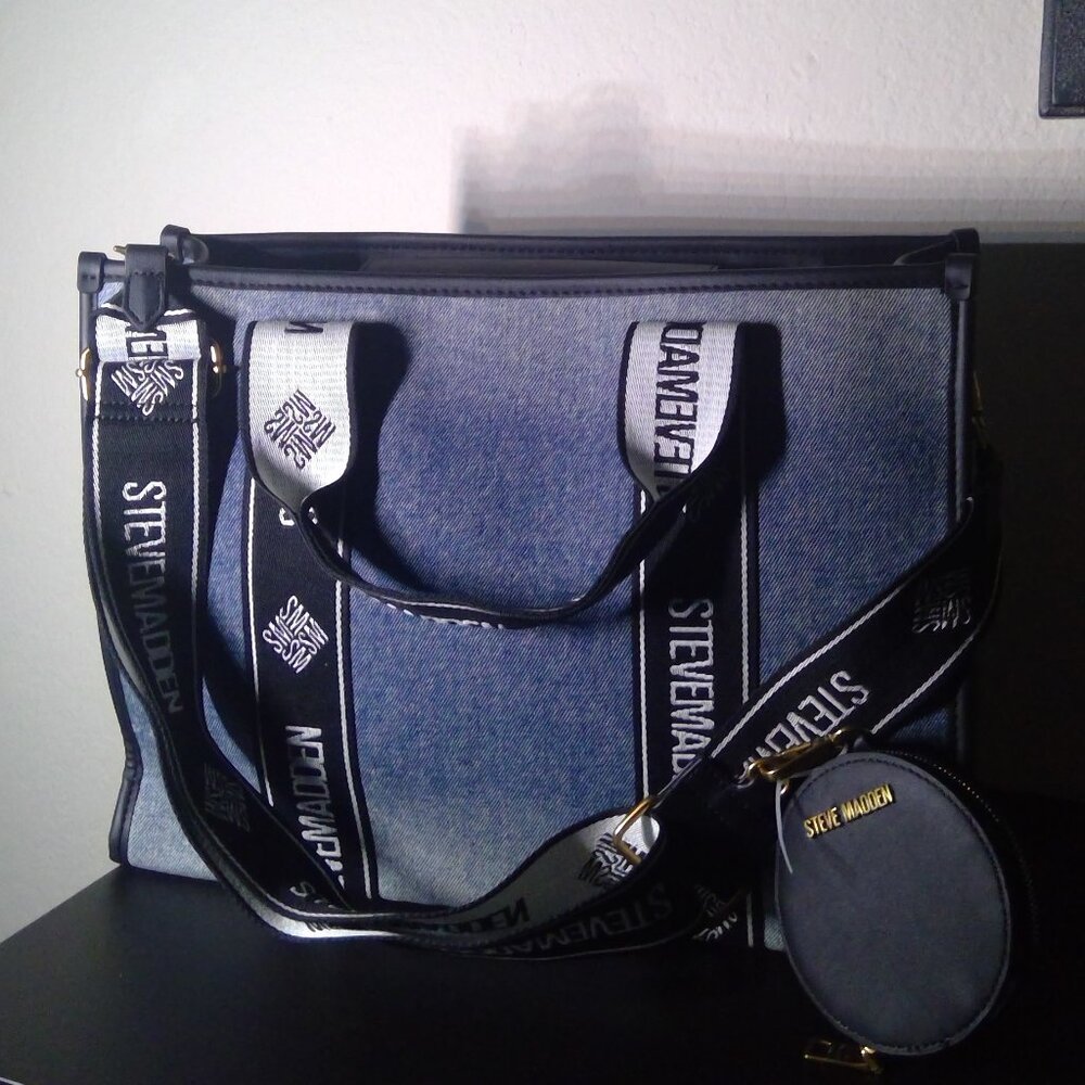 Denim Tote Steve Madden